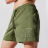 METALLIC LOGO KORTE BOARDSHORTS