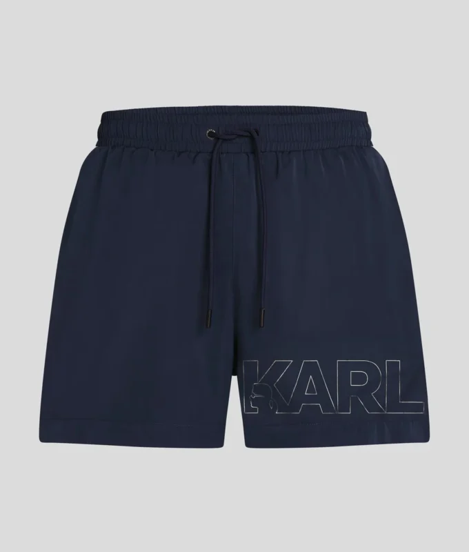 METALLIC LOGO KORTE BOARDSHORTS