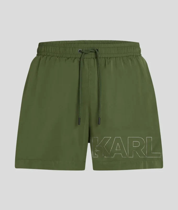 METALLIC LOGO KORTE BOARDSHORTS