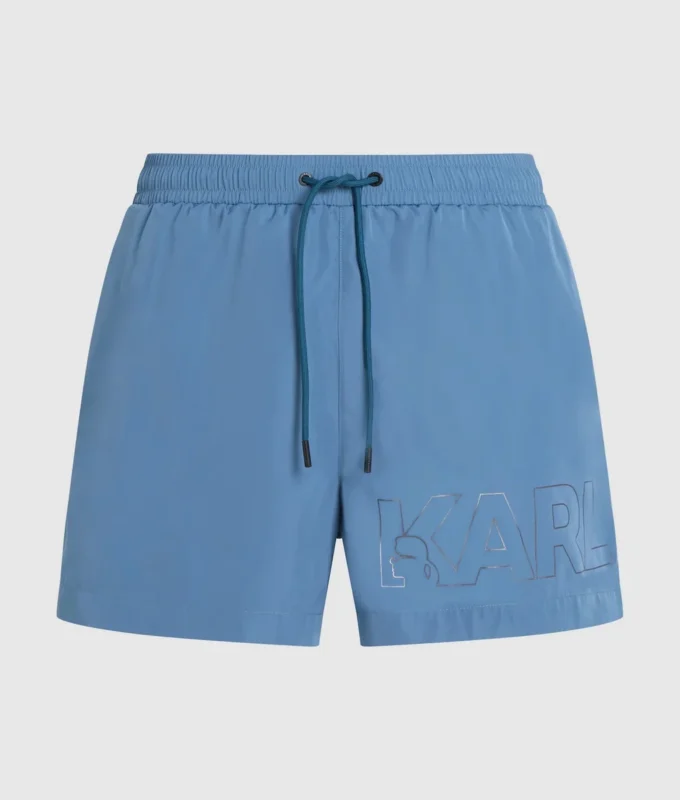 METALLIC LOGO KORTE BOARDSHORTS