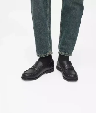 Mia loafers met studs