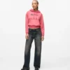 Mid-rise relaxte jeans