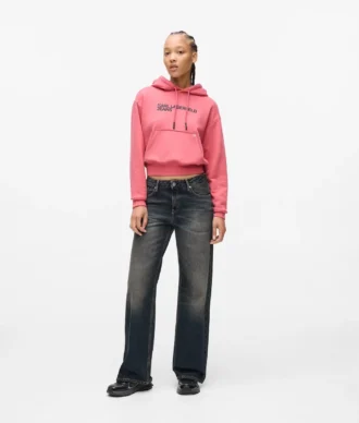 Mid-rise relaxte jeans