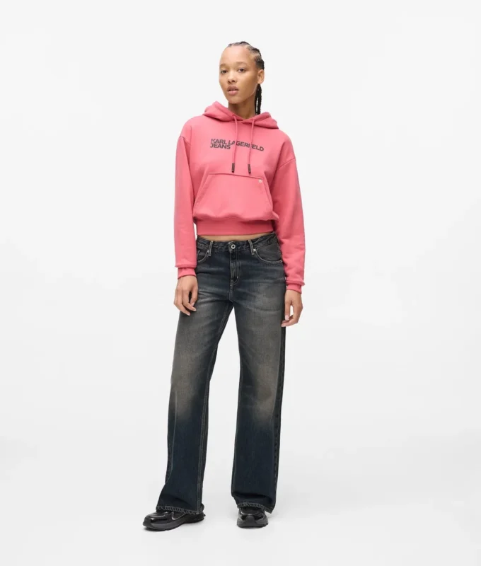 Mid-rise relaxte jeans