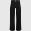 Mid-rise relaxte jeans