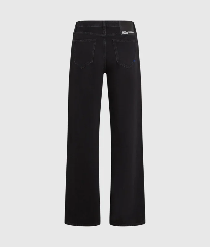 Mid-rise relaxte jeans