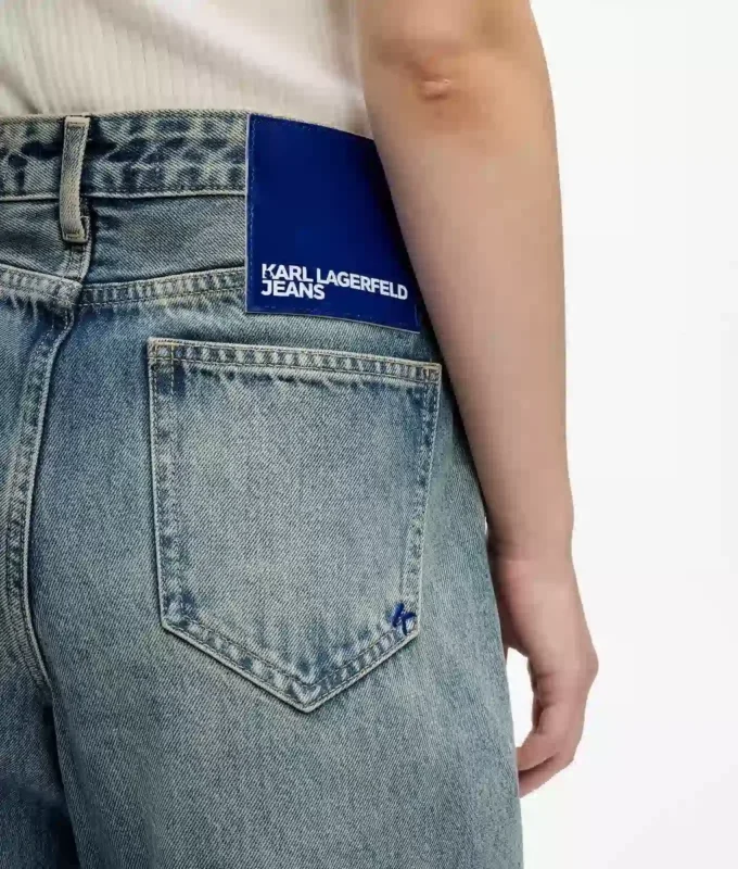 Mid-rise relaxte jeans
