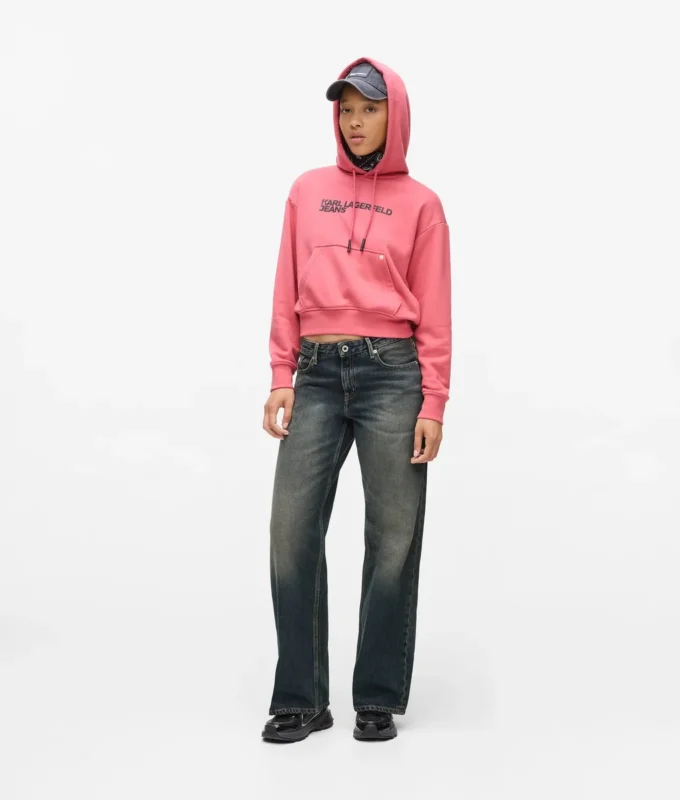 Mid-rise relaxte jeans