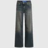 Mid-rise relaxte jeans