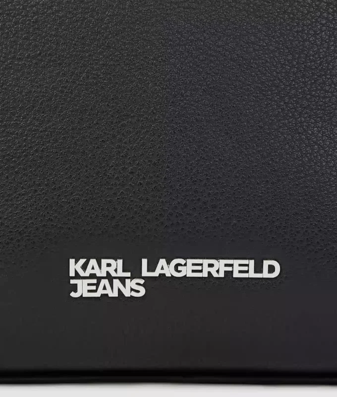 Mini-draagtas met metalen logo