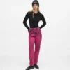 Mom jeans met spuitverf