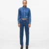Mom jeans met studs