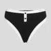 MONOCHROME BIKINIBROEKJE MET HOGE TAILLE