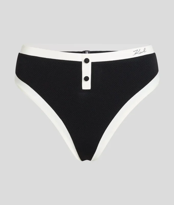 MONOCHROME BIKINIBROEKJE MET HOGE TAILLE