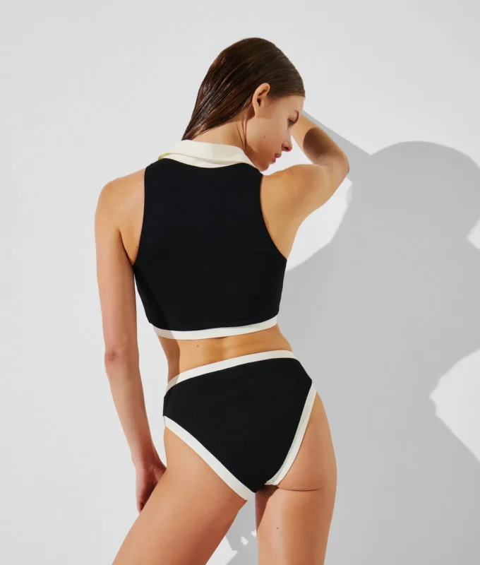 MONOCHROME BIKINIBROEKJE MET HOGE TAILLE