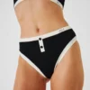 MONOCHROME BIKINIBROEKJE MET HOGE TAILLE