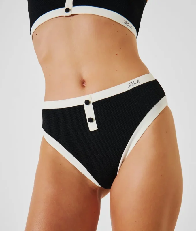 MONOCHROME BIKINIBROEKJE MET HOGE TAILLE