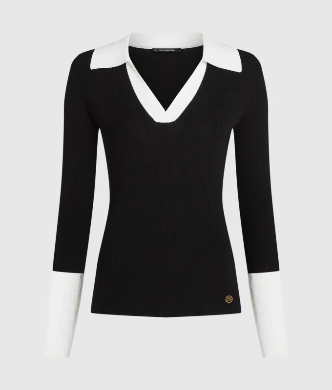 Monochroom poloshirt