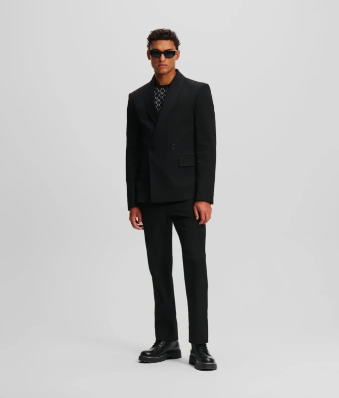 MONOGRAM BLAZER MET DUBBELE KRAAG
