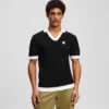 MONOGRAM GEBREID POLOSHIRT