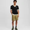 MONOGRAM GEBREID POLOSHIRT