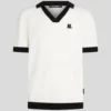 MONOGRAM GEBREID POLOSHIRT