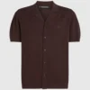 Monogram gebreid poloshirt