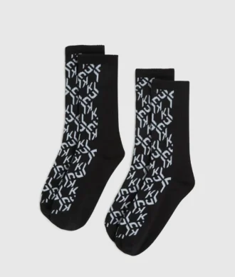 Monogram sokken – 2-pack