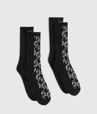 Monogram sokken – 2-pack