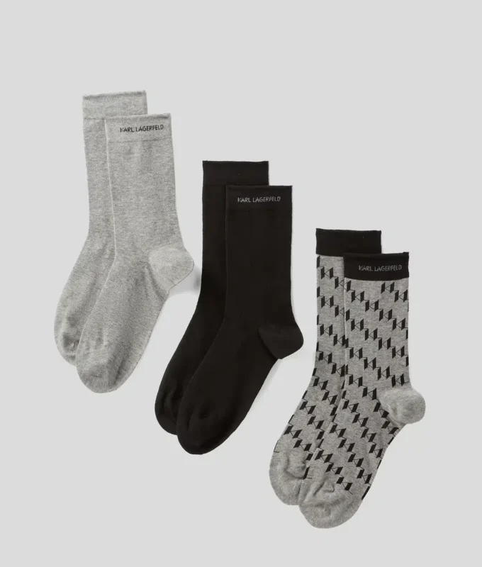 MONOGRAM SOKKEN – 3-PACK