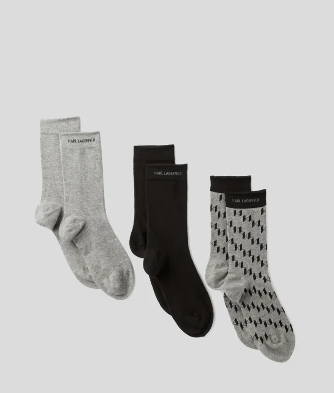 MONOGRAM SOKKEN – 3-PACK