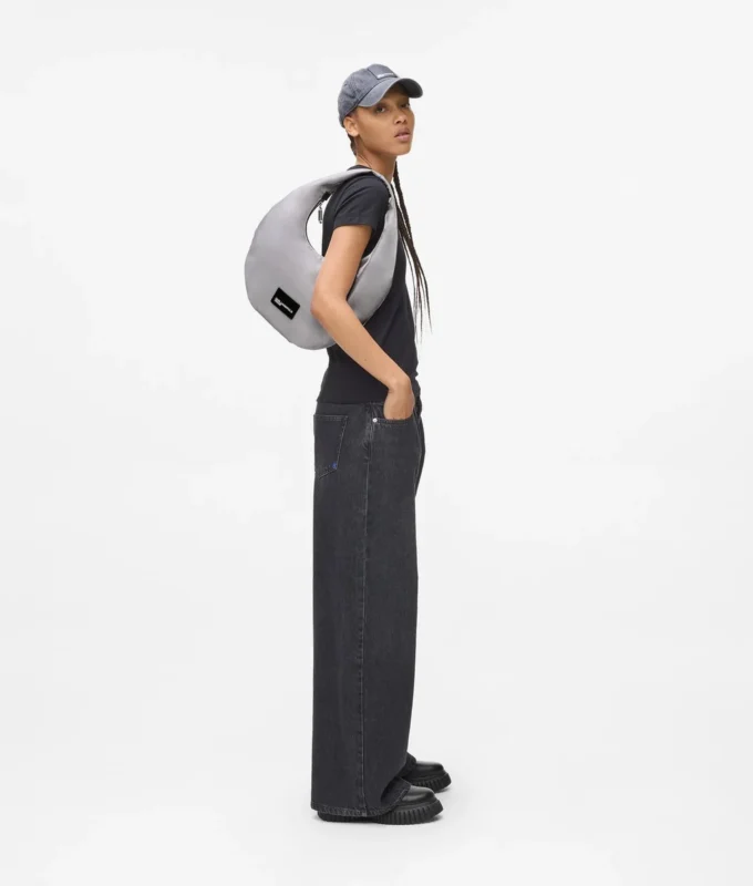 Nylon metallic schoudertas