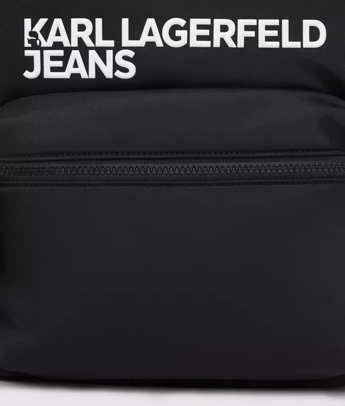 Nylon rugzak met logo