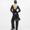 Nylon schoudertas met koord