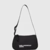 Nylon schoudertas met logo