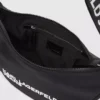 Nylon schoudertas met logo