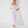 OFF-SHOULDER CROPPED BEACH TOP