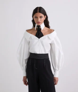 OFF-SHOULDER SHIRT