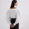 OFF-SHOULDER SHIRT