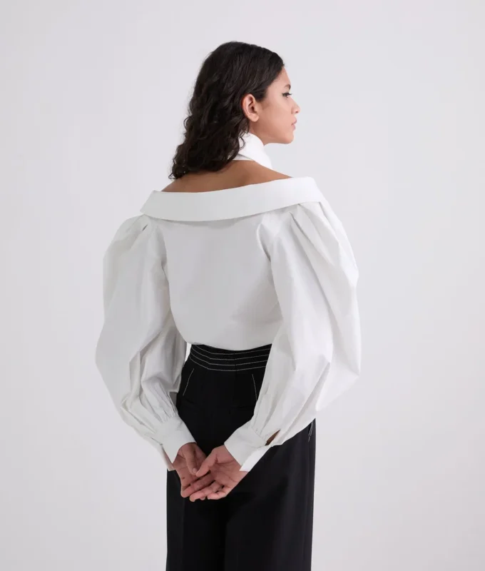 OFF-SHOULDER SHIRT
