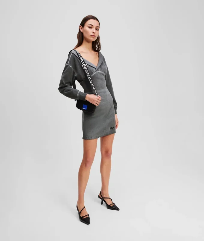 OFF-SHOULDER SWEATDRESS