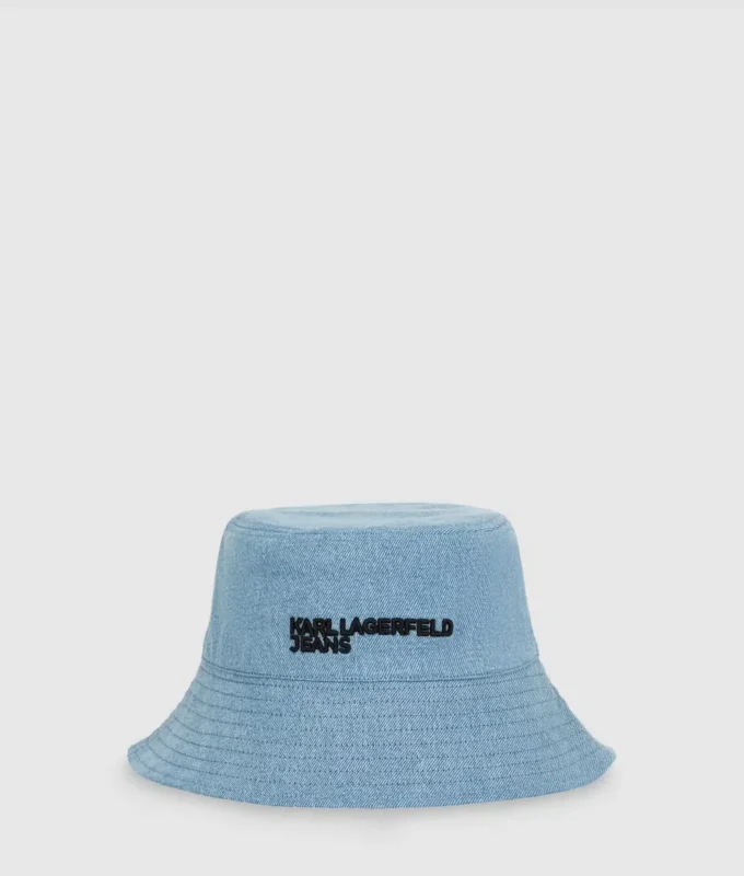 Omkeerbare denim bucket hat