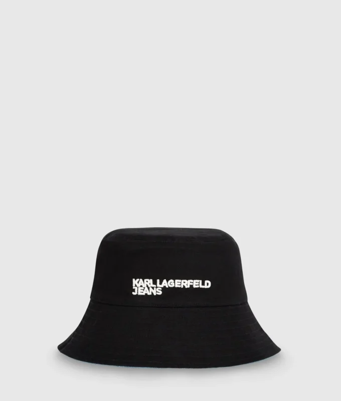 Omkeerbare denim bucket hat