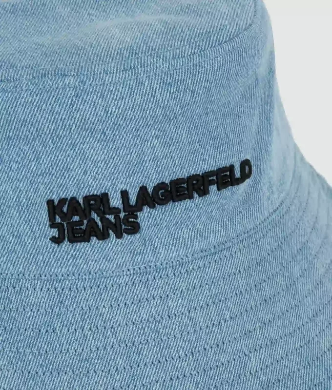 Omkeerbare denim bucket hat