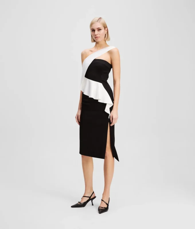 ONE-SHOULDER JURK