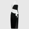 ONE-SHOULDER JURK