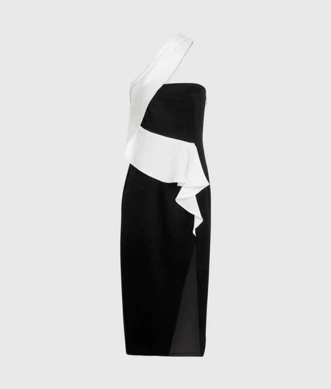 ONE-SHOULDER JURK