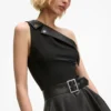 One-shoulder motorjurk