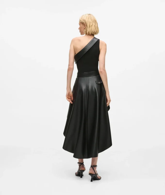 One-shoulder motorjurk