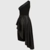 One-shoulder motorjurk